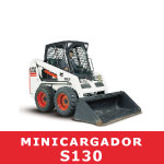  	Minicargador Bobcat S130	