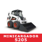  	Minicargador Bobcat S205	