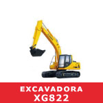  	Excavadora XGMA XG822	