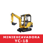  	Miniexcavadora YC18	