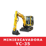  	Miniexcavadora YC35	