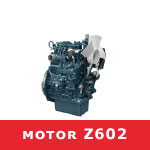 Motor Kubota Z602