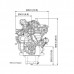 MOTOR DIESEL KUBOTA V2403-M-DI 49 HP 2400CC